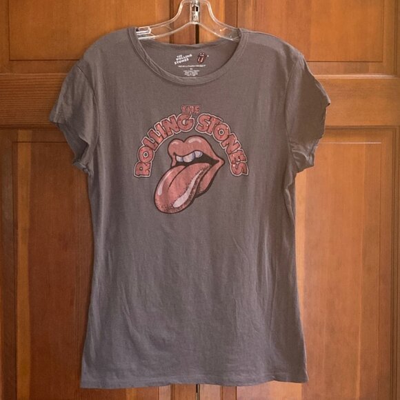Rolling Stones T shirt with Red Crystals - Size Women's XL - Picture 5 of 10